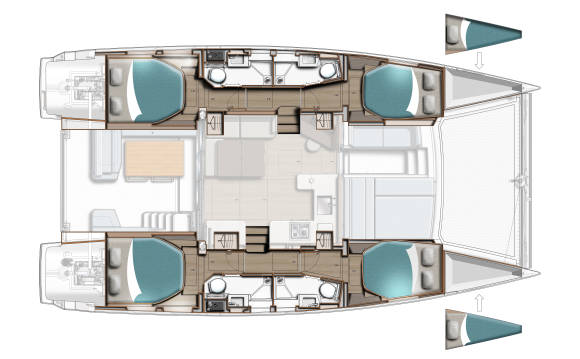 Sunsail 434 – 4 cabin