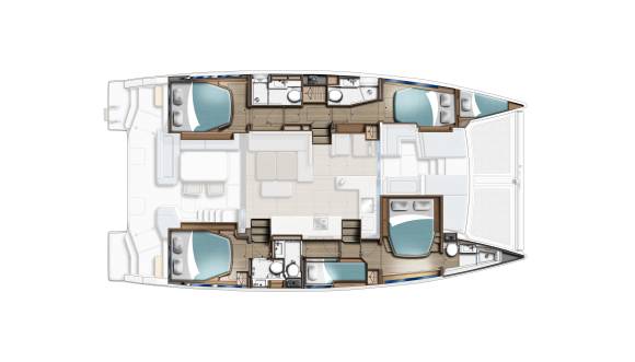 Sunsail 465 – 5 cabin