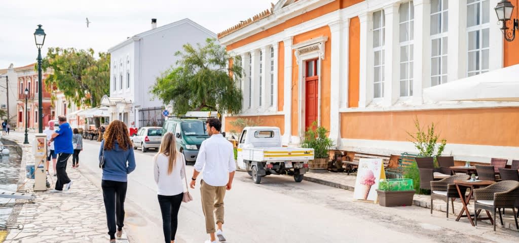 People Exploring Corfu Island in Greece