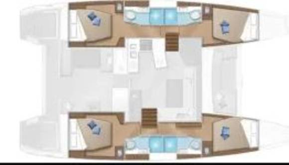 Sunsail Lagoon 450F – 4 cabin