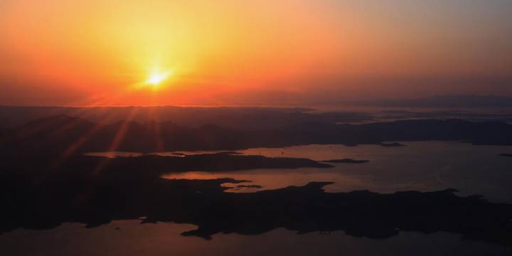 Sunset over Cannigione, Costa Smeralda