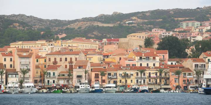 View on La Maddalena Town